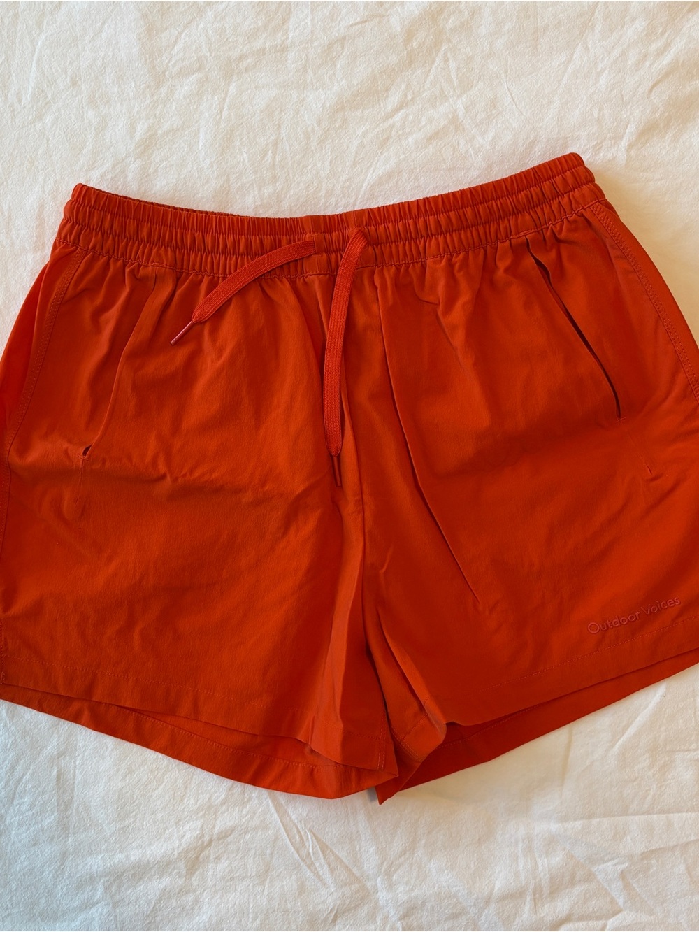 Outdoor Voices Orange Women's Athletic Shorts